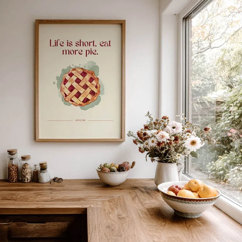 Crust Confession Archival Canvas Wall Art - Brown media 8