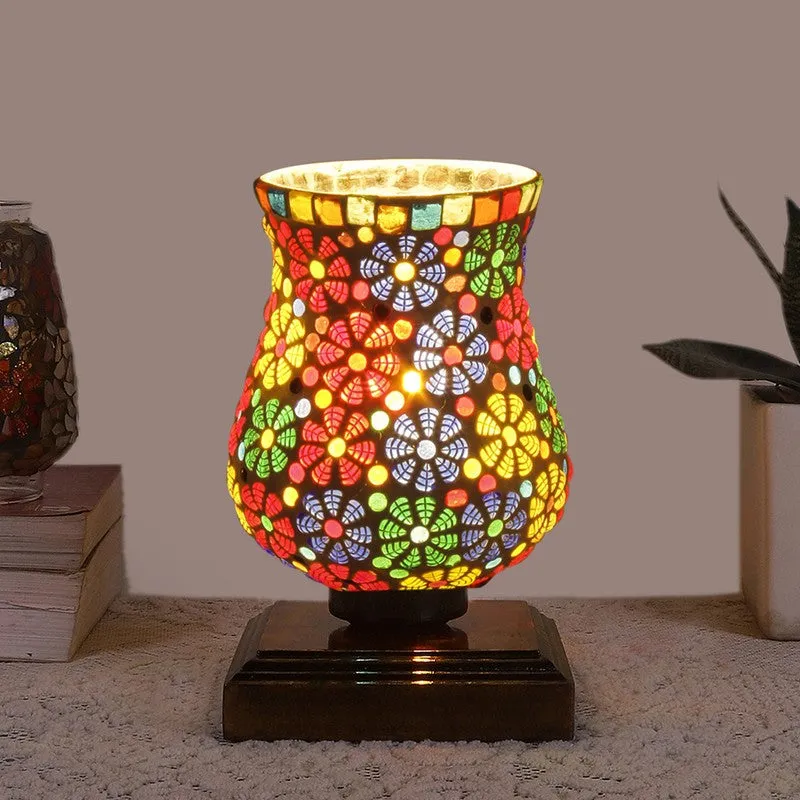 Aura Mosaic Glass Table Lamp - Multicolor media 3