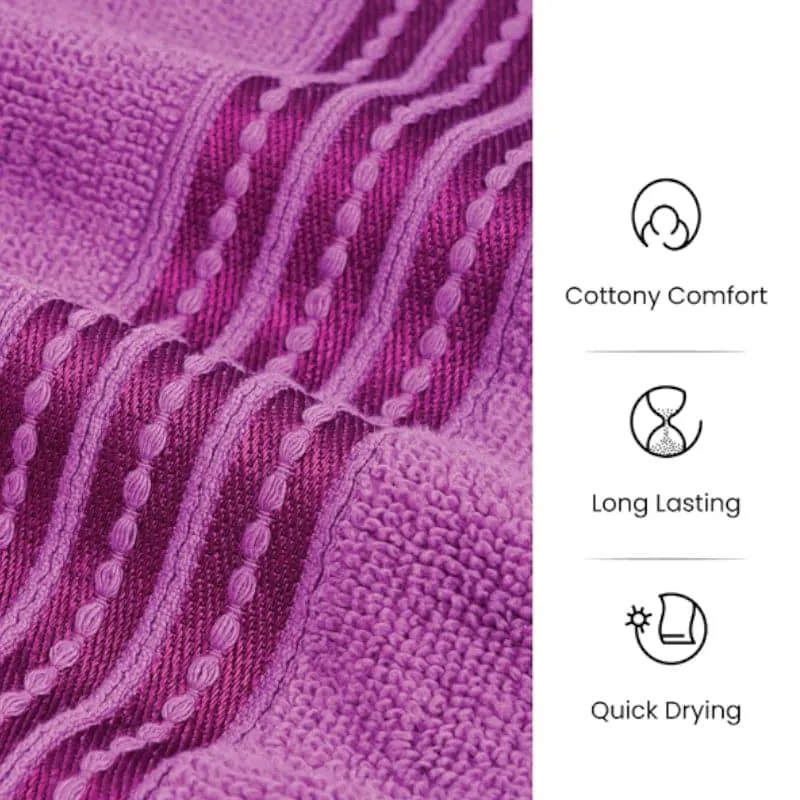 Micro Cotton LuxeDry Soothe Bath Towel - Purple media 5