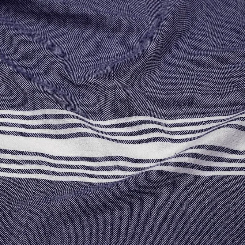 Striped Bliss Bath Towel - Blue media 3
