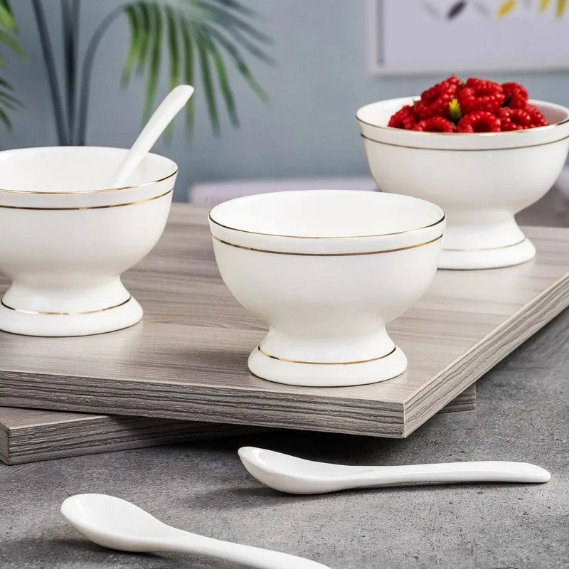 Sonaki BoneChina Ice Cream Cups (160 ML Each) - Set of Six media 3