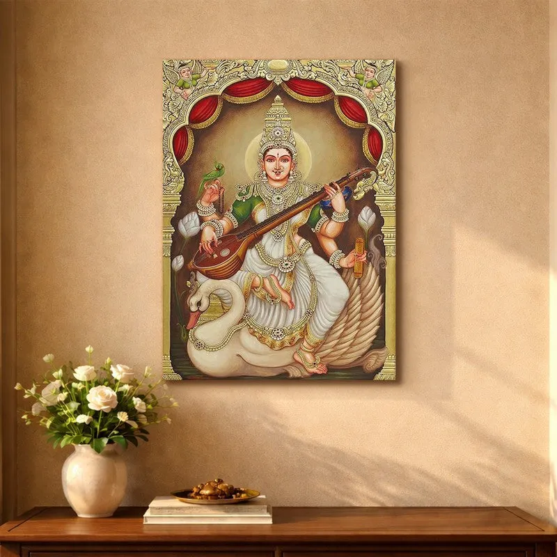 Saraswatis Melody Canvas Wall Art & Paintings media 5