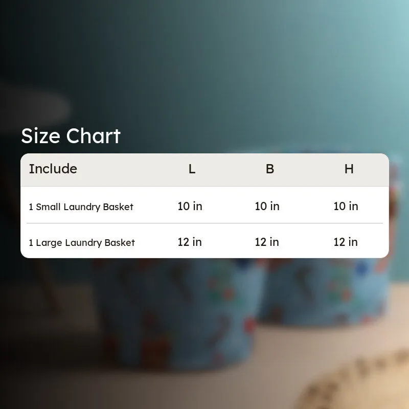 Clutter-Free Crates Laundry Basket - Set Of Two media 6