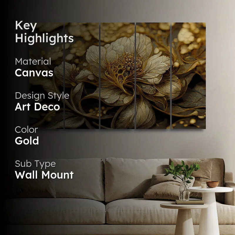 Auric Fiora I Canvas Wall Art - Set Of Five media 2