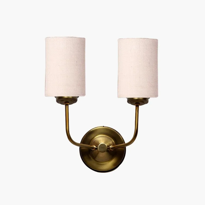 Lumoire Duo Metal Wall Lamp - Gold,White media 5