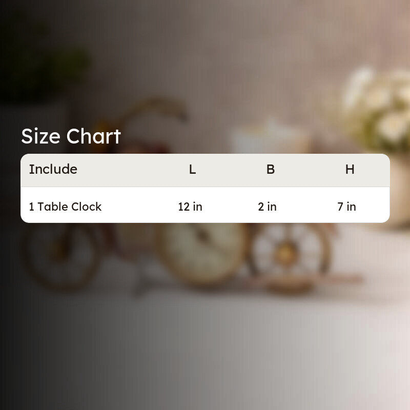 Bullet Bike Iron Table Clock media 10