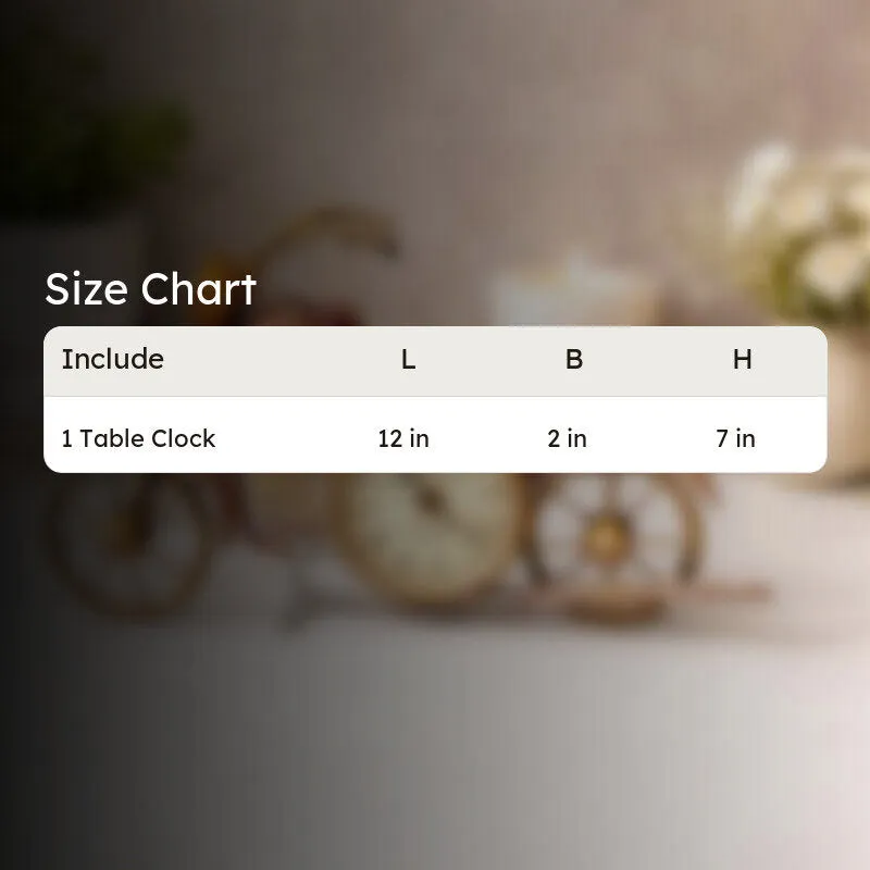 Bullet Bike Iron Table Clock media 10