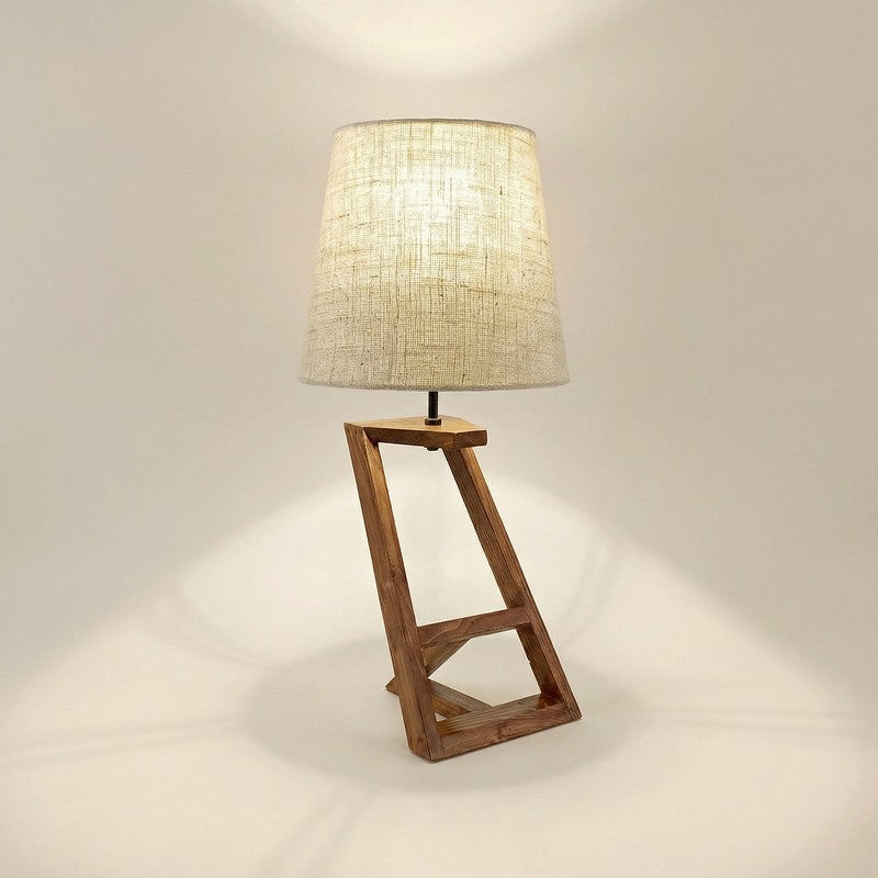 Julis Jute Table Lamp - Brown,Beige media 6