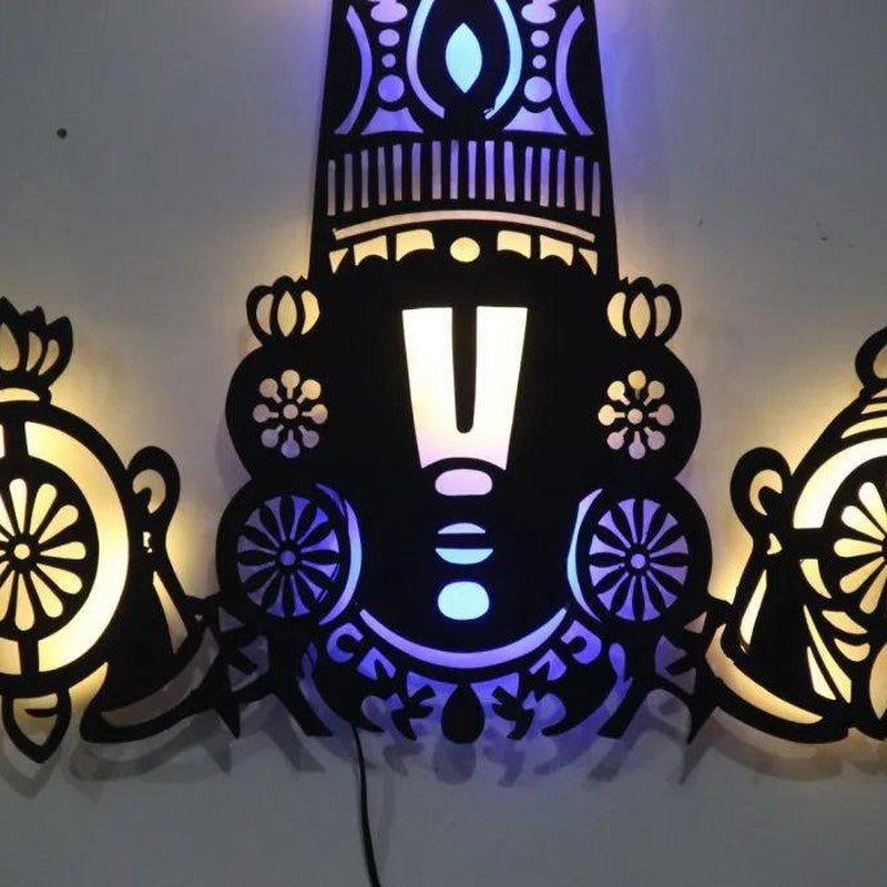 Balaji LED Namam Iron Wall Accent media 5