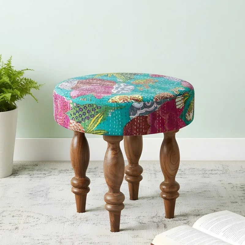 Qirox Sheesham Wooden Bench - Multicolor media 1