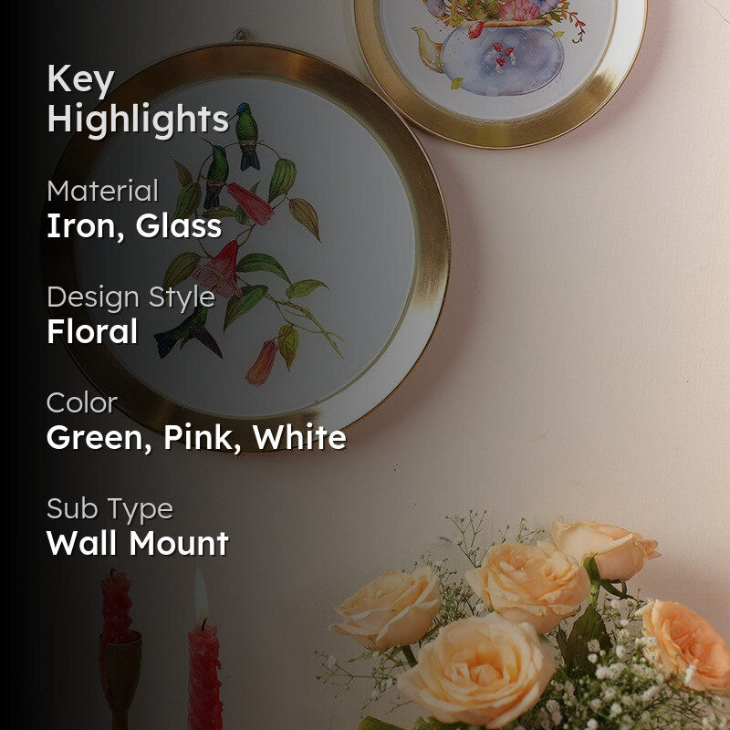 Rosaria Bloom Enamel Wall Plate media 2