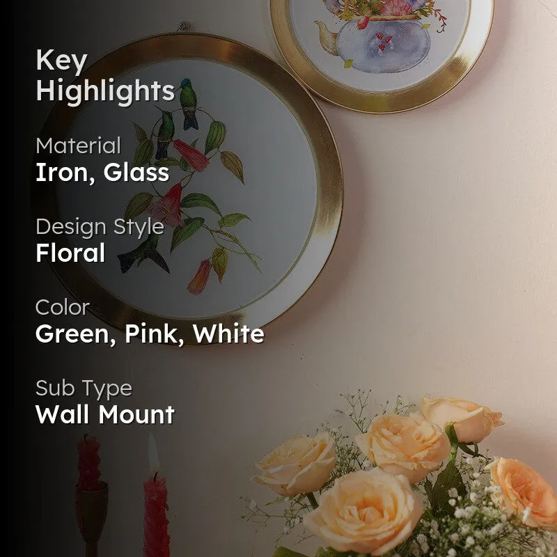 Rosaria Bloom Enamel Wall Plate media 2