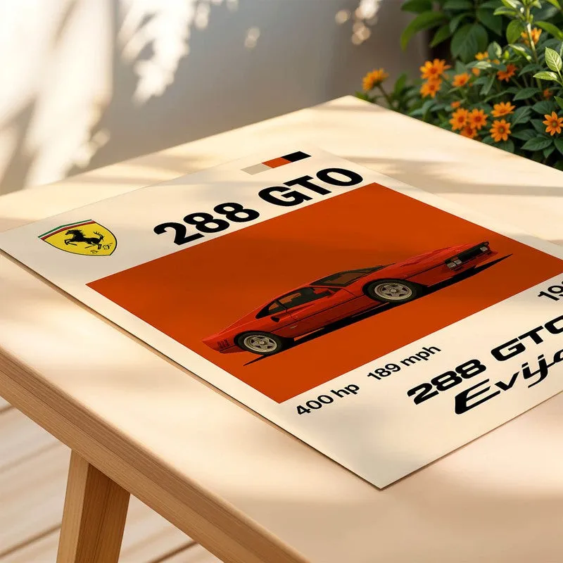 Ferrari 288 GTO Wall Poster media 4