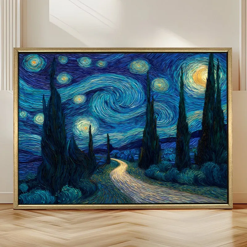 Velvet Spiral Canvas Wall Painting With Frame media 4