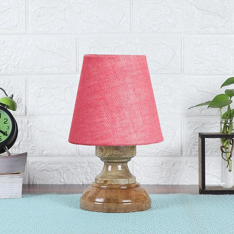 Harolda Jute Table Lamp - Pink,Brown media 3