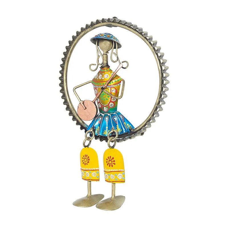 Folk Musician Doll Metal Wall Accent media 4