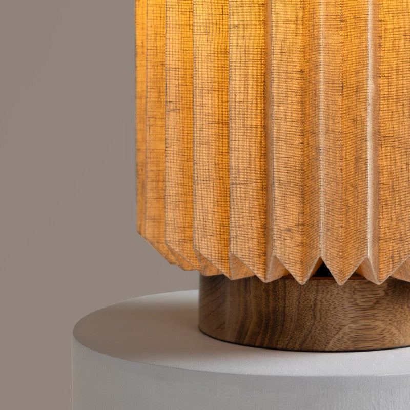 Fig Living Serenity Cotton Table Lamp - Brown image 5