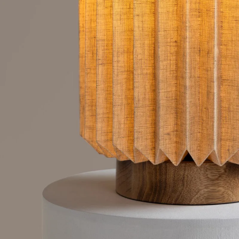 Fig Living Serenity Cotton Table Lamp - Brown media 5