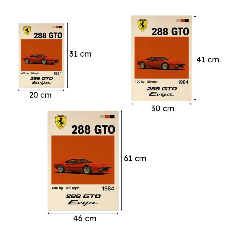 Ferrari 288 GTO Wall Poster media 9