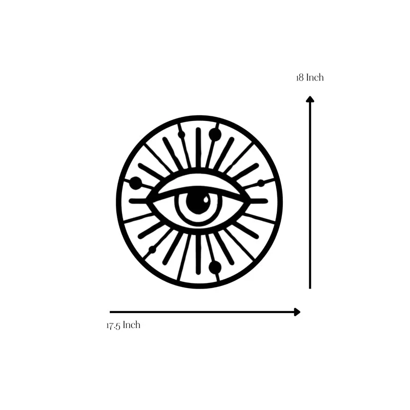 Illuminated Eye Iron Wall Accent media 5