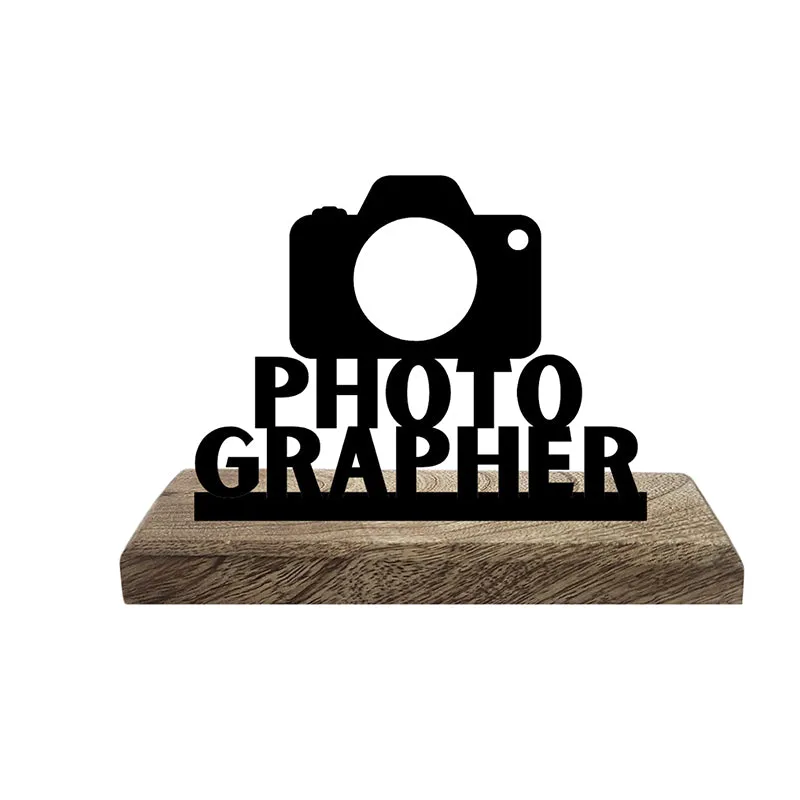 Stories & Shots Photographer Showpiece - Set Of Two media 3