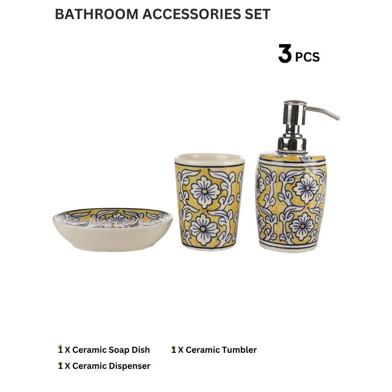 Compact & Stylish Bathroom Set - Three Piece Set media 4
