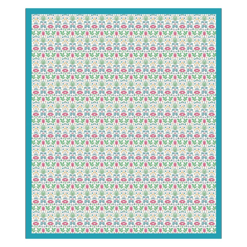 Rang Harmony Cotton Bedsheet (Pink,Blue) - 120 TC media 5