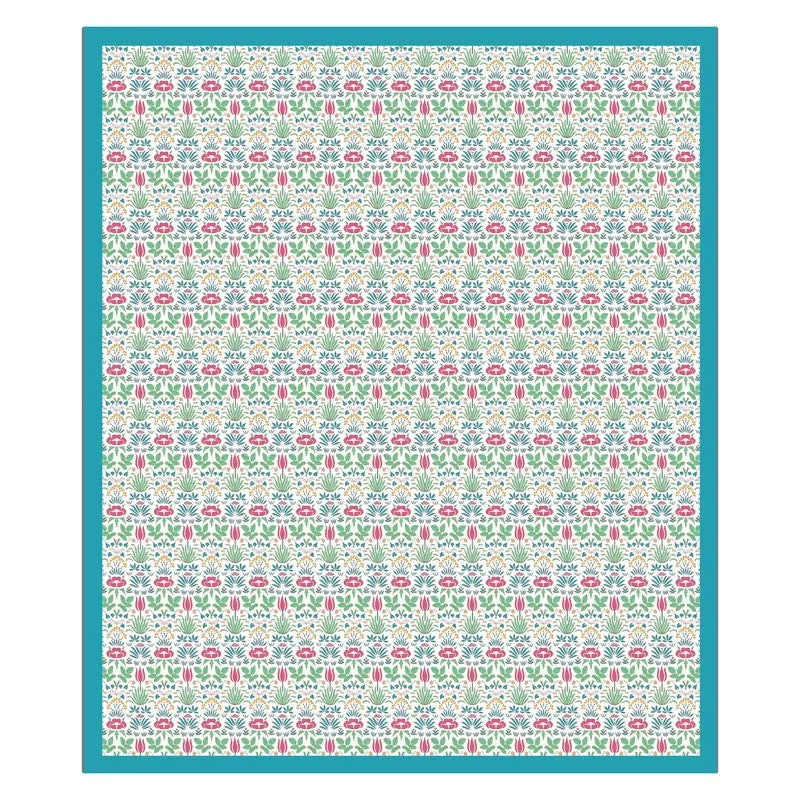 Rang Harmony Cotton Bedsheet (Pink,Blue) - 120 TC media 5