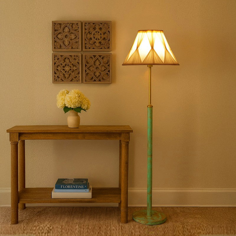 Aurora Shine Wooden Floor Lamp