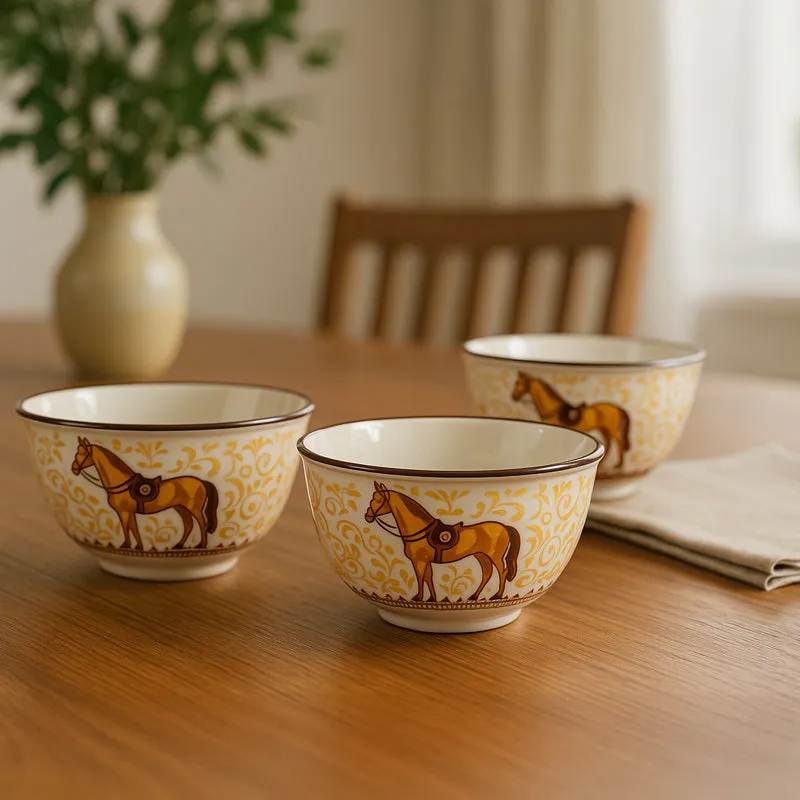 Chetak Ethnic Serving Bowl (300 mL) - Set Of Four media 4
