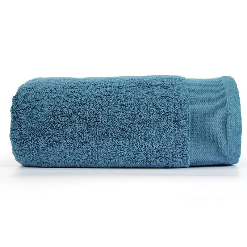 Micro Cotton Soft Serenity Solid Bath Towel - Blue media 5
