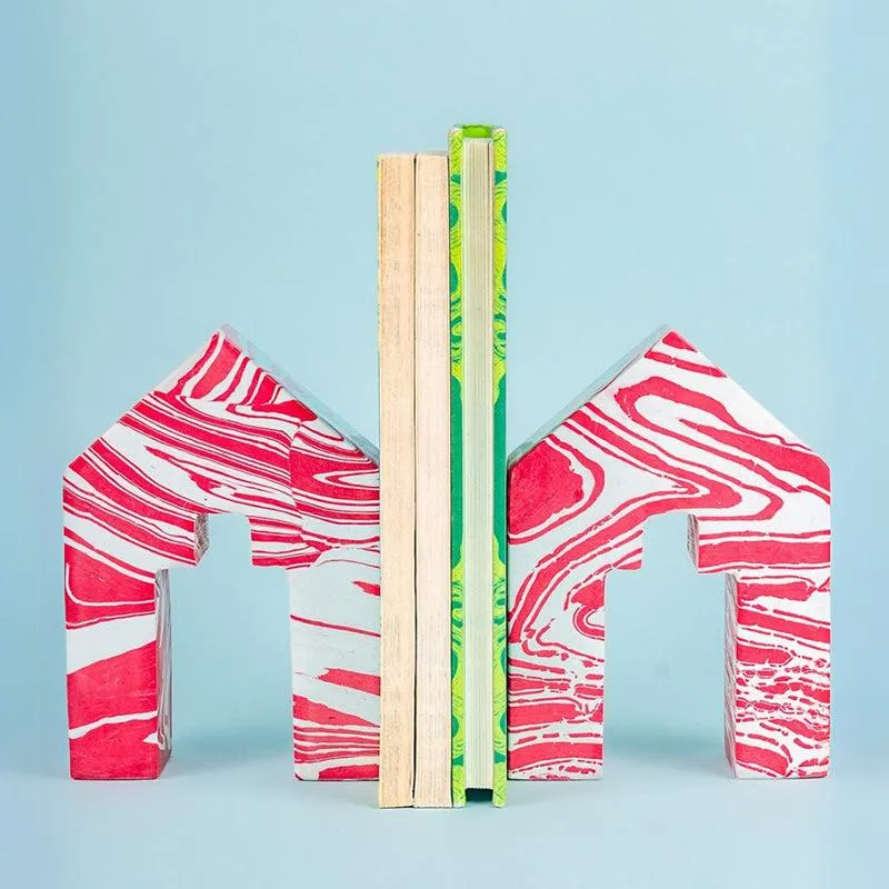 Candy Swirl Home Stone Bookend - Set Of Two media 4