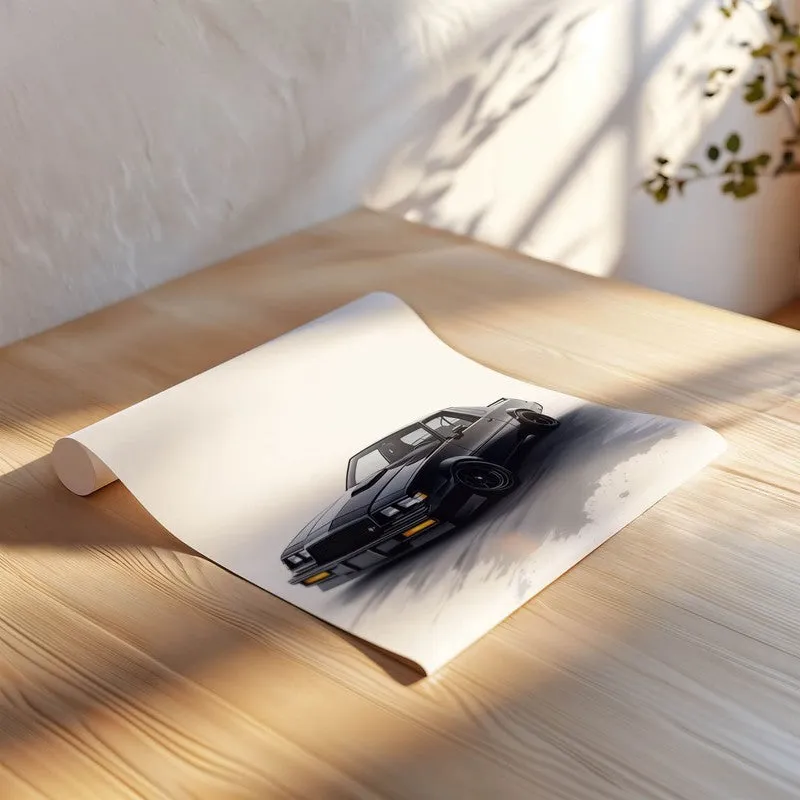 Midnight Racer I Wall Poster - Black media 6