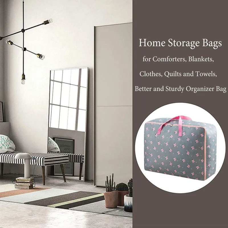 Halvira Fabric Cloth Organiser - Grey media 4