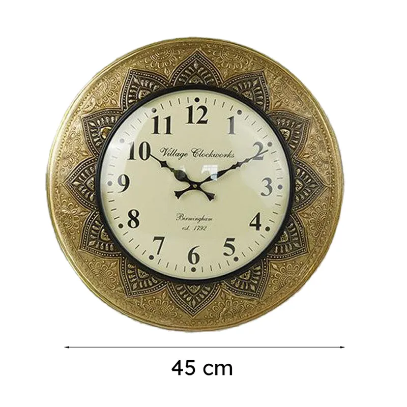 Giora Floral Vintage Wall Clock media 5