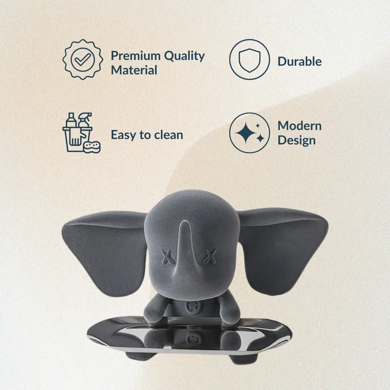 Elephant Tray Showpiece - Grey media 5