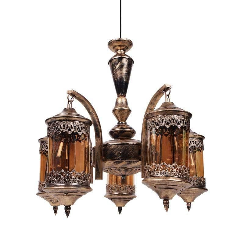 Ornate Farola Chandelier - Five Lights media 3