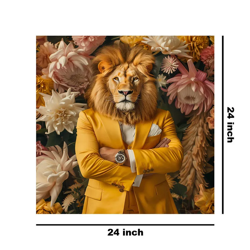 Beast In Attire Wall Painting media 8