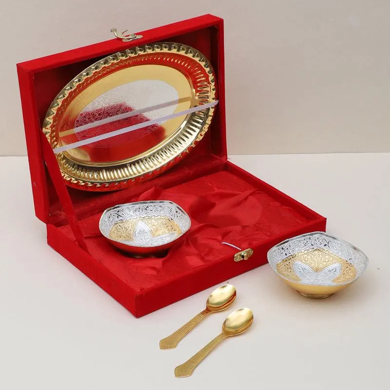 Arushi Bowl With Spoon & Tray (100 ML) - Set Of Five media 3