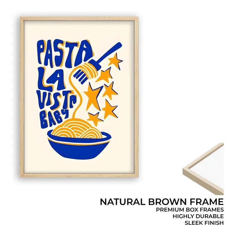 Golden Linguine Archival Canvas Wall Art - Brown media 9