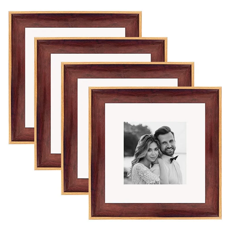 Time & Timber Photo Frame (Brown) - Set Of Four media 3