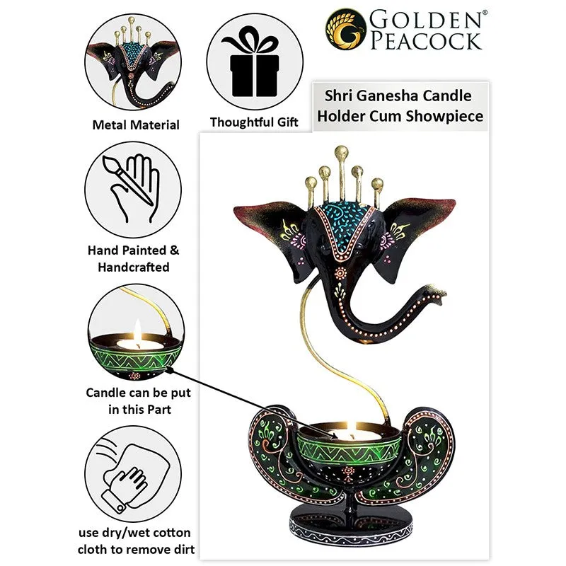 Jwala Ganesha Tealight Candle Holder media 4