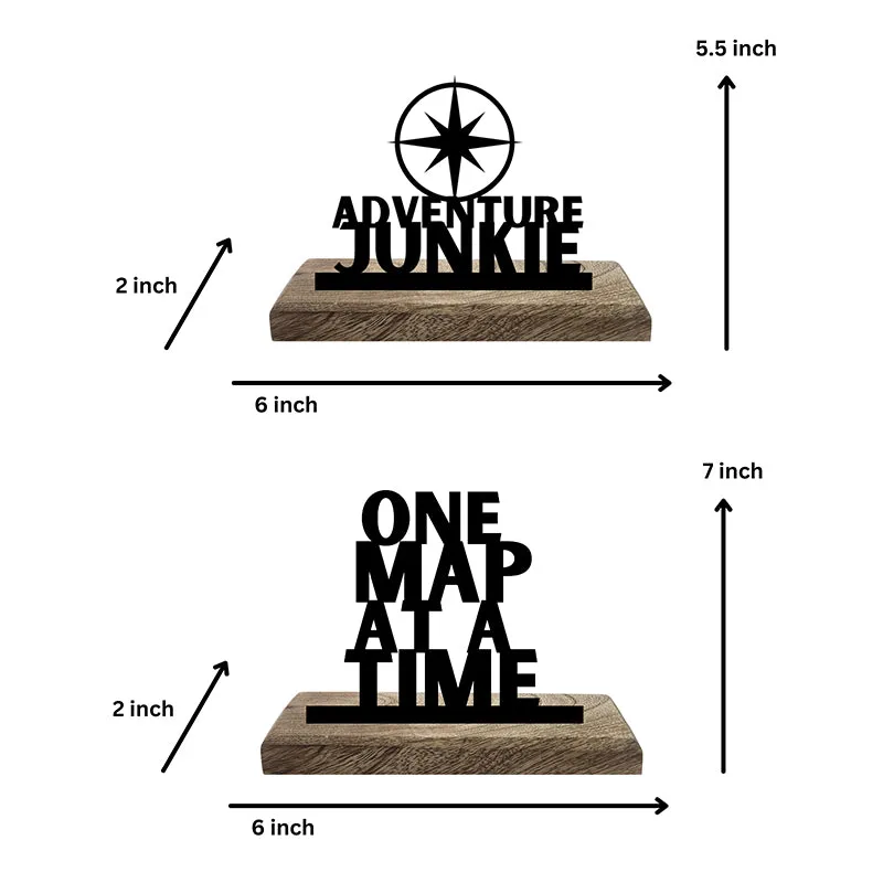Adventure Junkie Showpiece - Set Of Two media 5