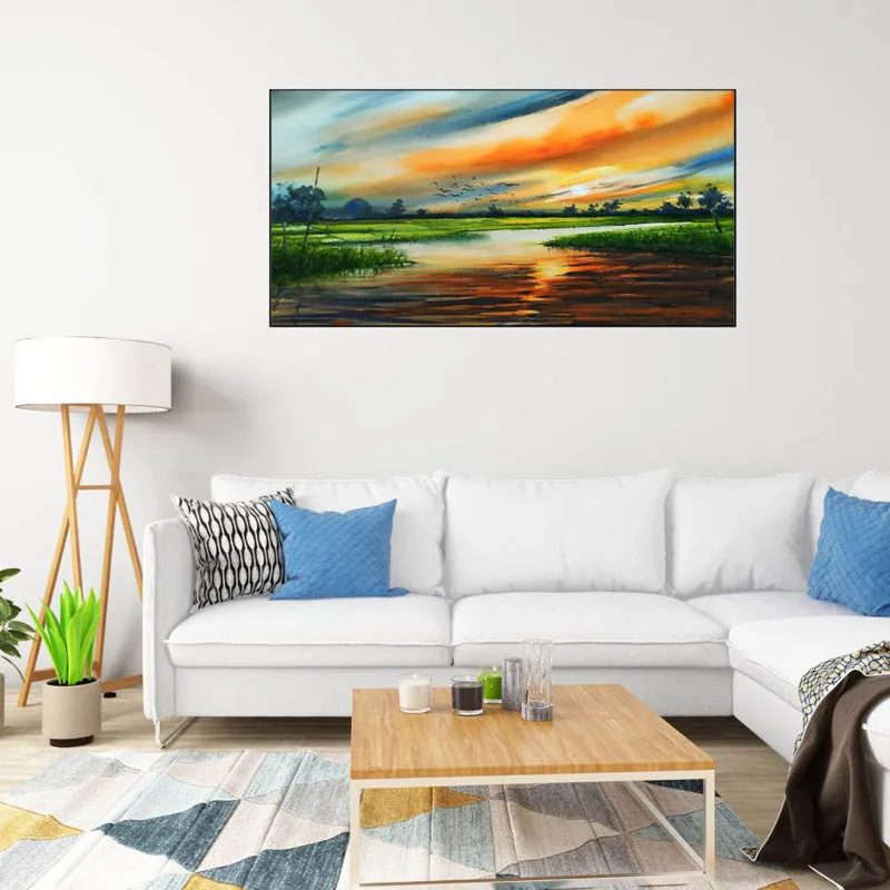Twilight Scape Canvas Wall Painting media 3