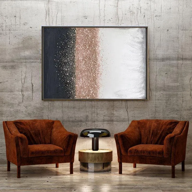 Ethereal Rhythms Canvas Wall Painting - Black Frame media 4