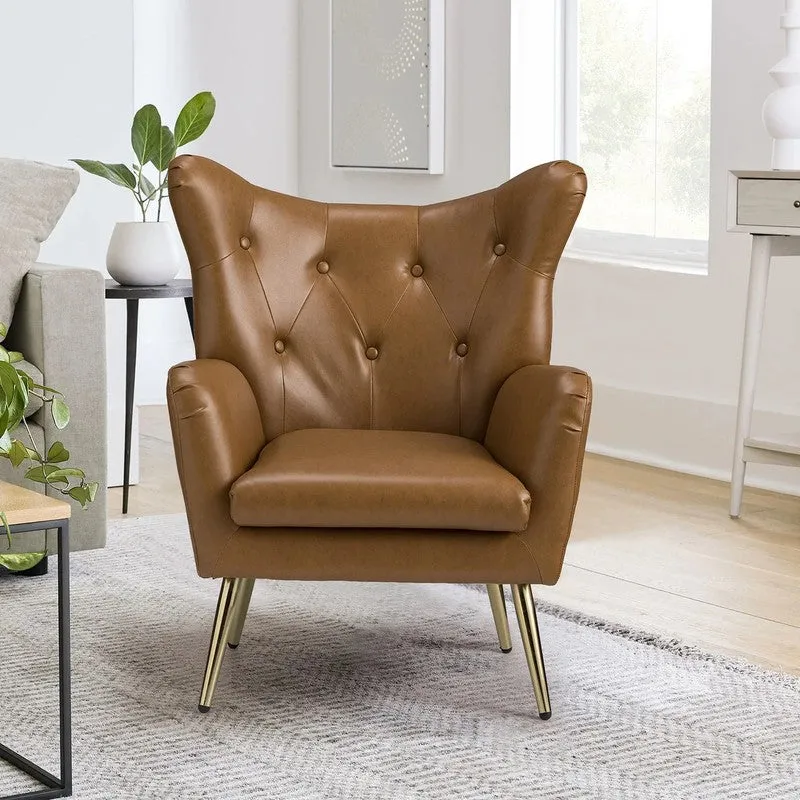 Urban Neem Wood Lounge Chair - Tan media 4