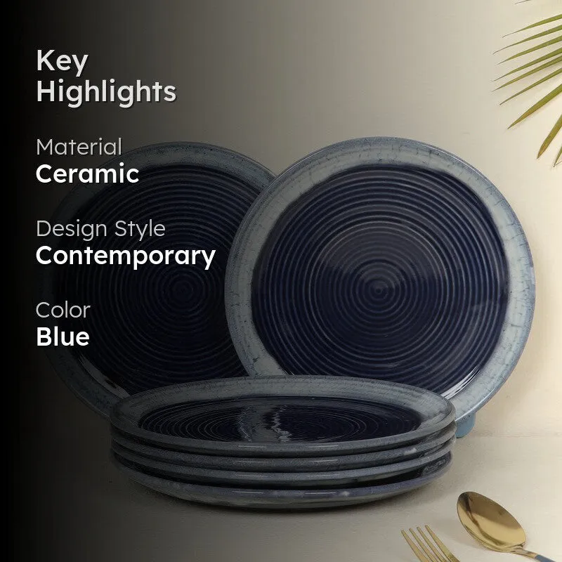Seravelle Dinner Plate (Blue) - Set Of Six media 2
