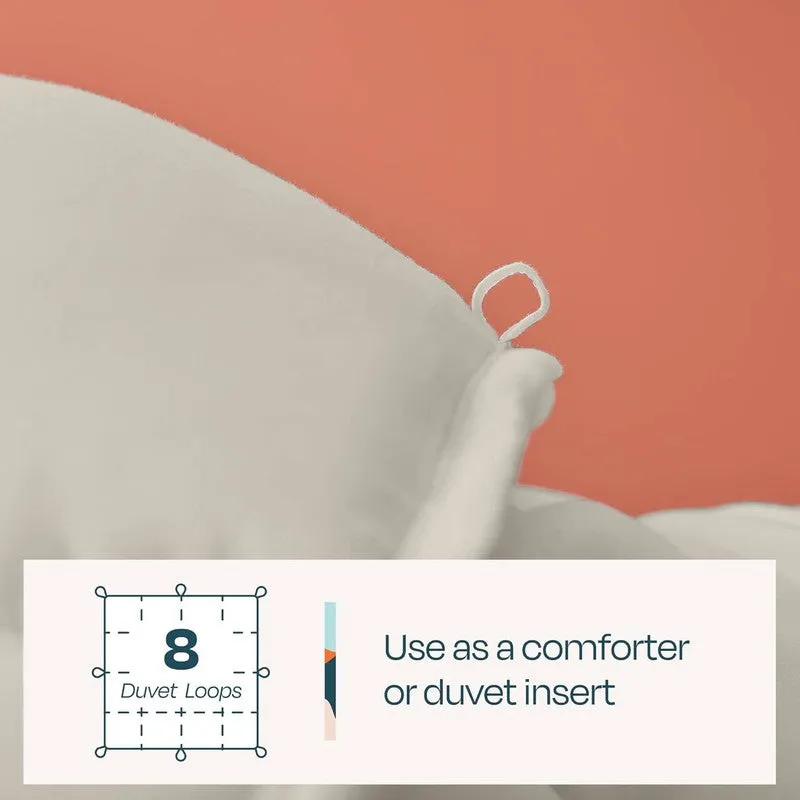 Selora Solid Comforter (Off-White) 150 GSM media 7