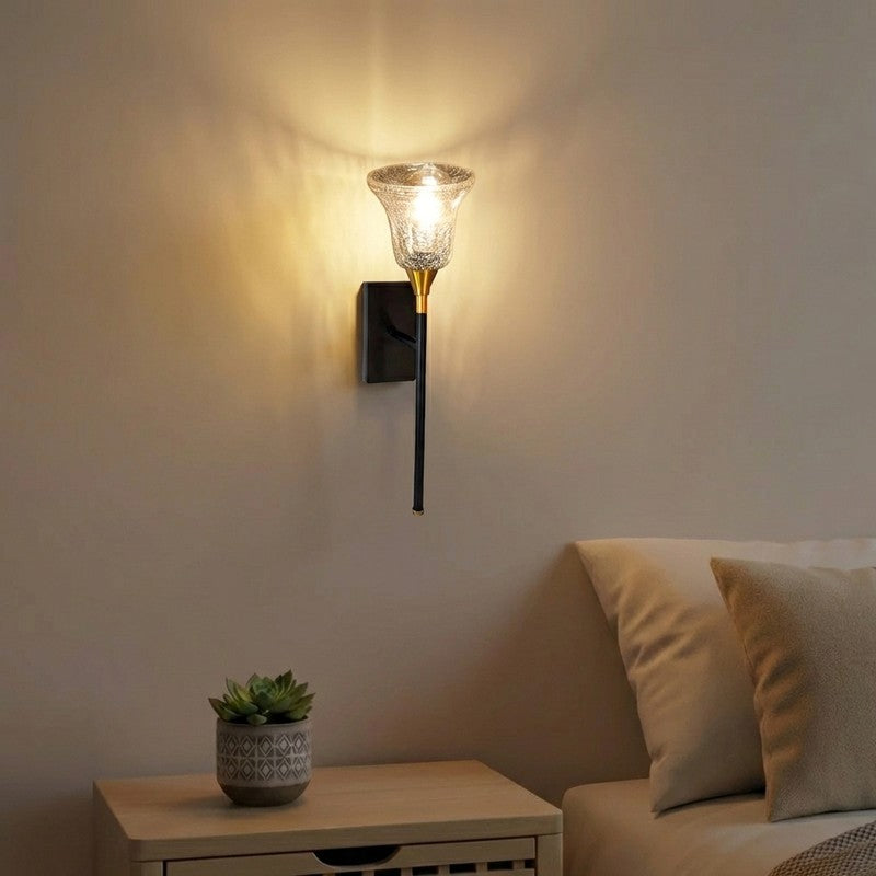 Prism Glow Glass Wall Lamp