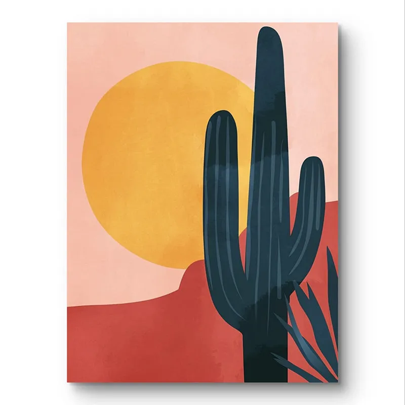 Desert Sunsets Wall Painting media 3
